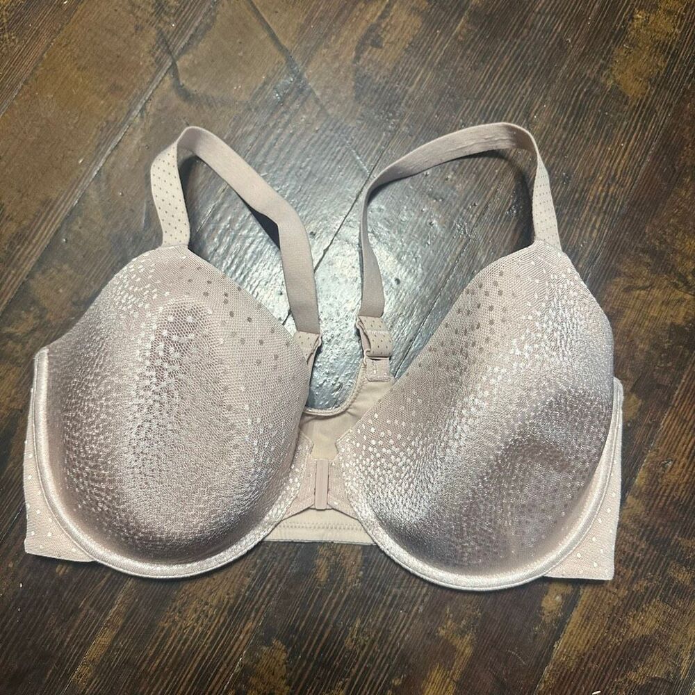 Wacoal nude vintage retro chic 36DDD sexy polka dot lace bra